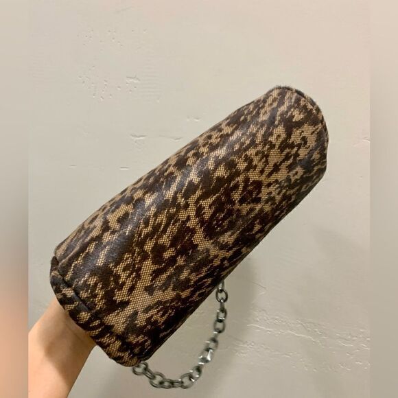 Handmade Real Hair On Calf-hide "Tulip" Kisslock Shoulder Bag & 2 Strap Styles - Picture 12 of 13